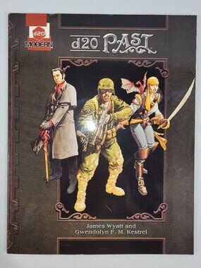 D20 Modern D20 Past Handbook RPG Softcover Game Book Manual